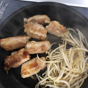 豚肉の餅チーズ巻き